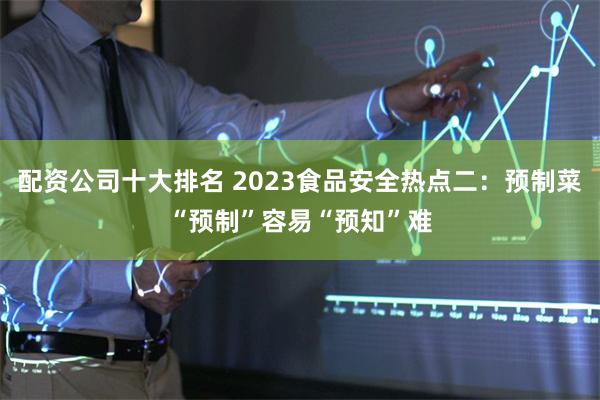 配资公司十大排名 2023食品安全热点二：预制菜“预制”容易“预知”难